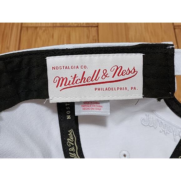 Mitchell & Ness MLB Baltimore Orioles Hat Cap Baseball White Strapback OSFM Logo - Picture 6 of 9